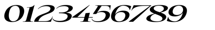 Eternal Collection Expanded Semi Bold Italic Font OTHER CHARS