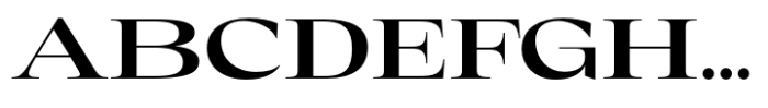 Eternal Collection Expanded Semi Bold Font UPPERCASE