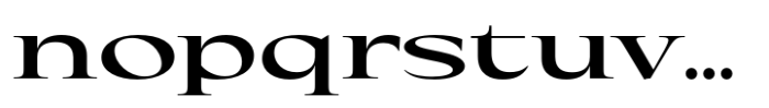 Eternal Collection Expanded Semi Bold Font LOWERCASE