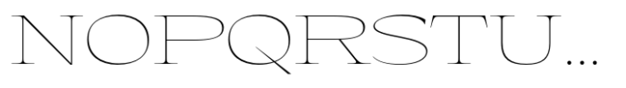 Eternal Collection Expanded Thin Font UPPERCASE