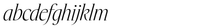 Eternal Collection Extra Condensed Light Italic FONT