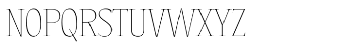 Eternal Collection Extra Condensed Thin Font UPPERCASE