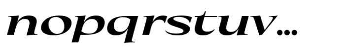Eternal Collection Large Bold Italic Font LOWERCASE