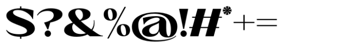 Eternal Collection Large Extra Bold Font OTHER CHARS