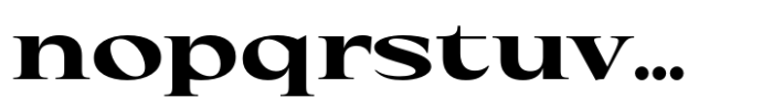 Eternal Collection Large Extra Bold Font LOWERCASE