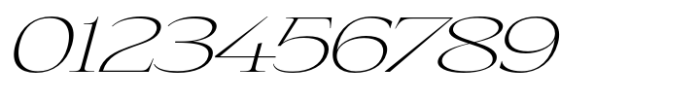 Eternal Collection Large Extra Light Italic Font OTHER CHARS
