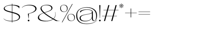Eternal Collection Large Extra Light Font OTHER CHARS