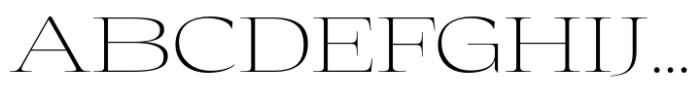 Eternal Collection Large Extra Light Font UPPERCASE