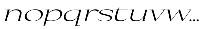 Eternal Collection Large Light Italic Font LOWERCASE