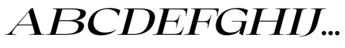 Eternal Collection Large Medium Italic Font UPPERCASE