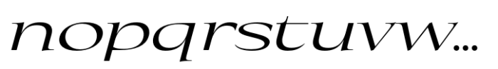Eternal Collection Large Regular Italic Font LOWERCASE