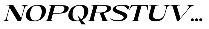 Eternal Collection Large Semi Bold Italic Font UPPERCASE