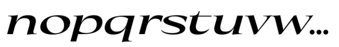 Eternal Collection Large Semi Bold Italic Font LOWERCASE