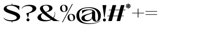 Eternal Collection Large Semi Bold Font OTHER CHARS