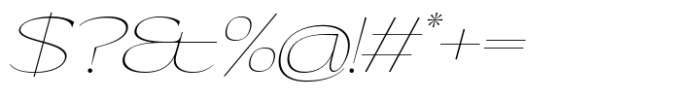 Eternal Collection Large Thin Italic Font OTHER CHARS