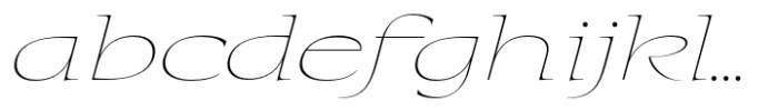 Eternal Collection Large Thin Italic FONT