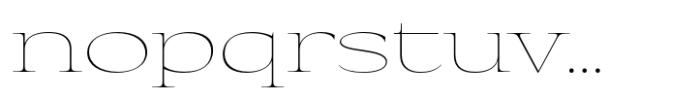 Eternal Collection Large Thin Font LOWERCASE