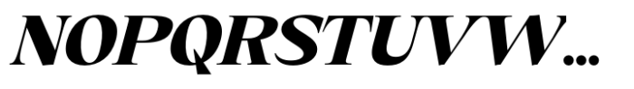 Eternal Collection Normal Extra Bold Italic Font UPPERCASE