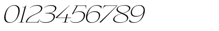 Eternal Collection Normal Extra Light Italic Font OTHER CHARS