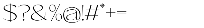 Eternal Collection Normal Extra Light Font OTHER CHARS