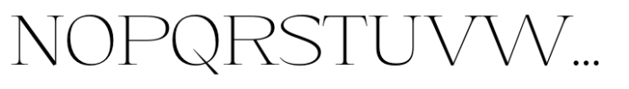 Eternal Collection Normal Extra Light Font UPPERCASE