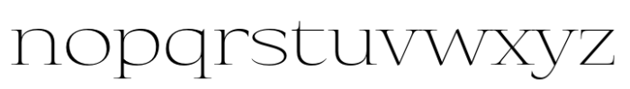Eternal Collection Normal Extra Light Font LOWERCASE