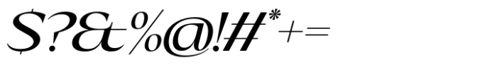 Eternal Collection Normal Medium Italic Font OTHER CHARS