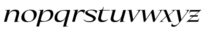 Eternal Collection Normal Medium Italic Font LOWERCASE