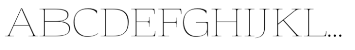 Eternal Collection Normal Thin Font UPPERCASE