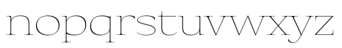 Eternal Collection Normal Thin Font LOWERCASE