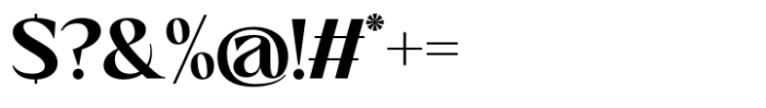 Eternal Collection Semi Condensed Bold Font OTHER CHARS