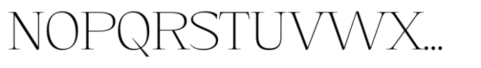 Eternal Collection Semi Condensed Extra Light Font UPPERCASE