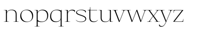 Eternal Collection Semi Condensed Extra Light Font LOWERCASE