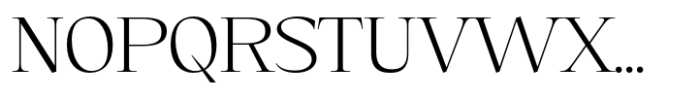 Eternal Collection Semi Condensed Light Font UPPERCASE