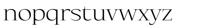 Eternal Collection Semi Condensed Light Font LOWERCASE