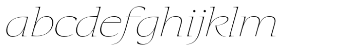Eternal Collection Semi Condensed Thin Italic FONT