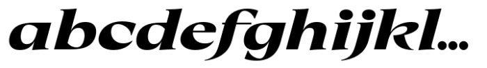 Eternal Collection Semi Large Black Italic FONT