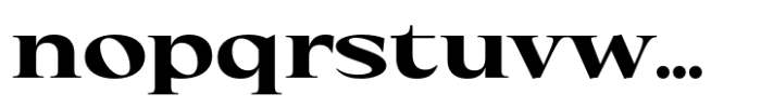 Eternal Collection Semi Large Extra Bold Font LOWERCASE