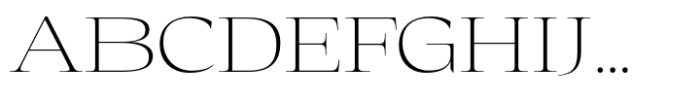 Eternal Collection Semi Large Extra Light Font UPPERCASE