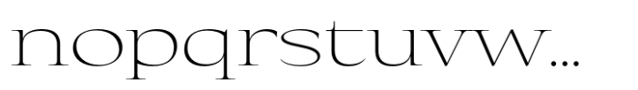 Eternal Collection Semi Large Extra Light Font LOWERCASE