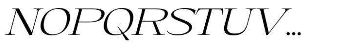 Eternal Collection Semi Large Light Italic Font UPPERCASE