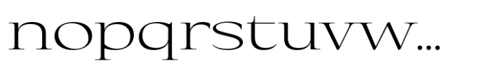 Eternal Collection Semi Large Light Font LOWERCASE