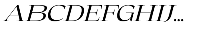 Eternal Collection Semi Large Regular Italic Font UPPERCASE