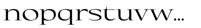 Eternal Collection Semi Large Regular Font LOWERCASE