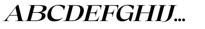 Eternal Collection Semi Large Semi Bold Italic Font UPPERCASE