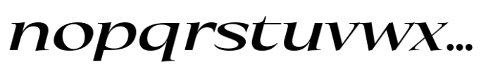 Eternal Collection Semi Large Semi Bold Italic Font LOWERCASE