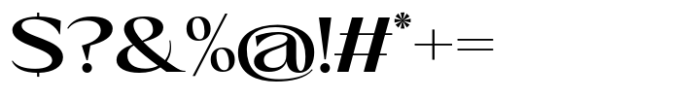 Eternal Collection Semi Large Semi Bold Font OTHER CHARS