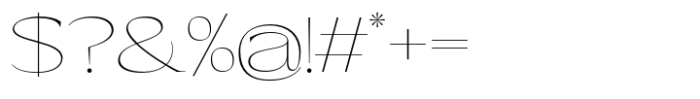 Eternal Collection Semi Large Thin Font OTHER CHARS
