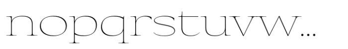 Eternal Collection Semi Large Thin Font LOWERCASE