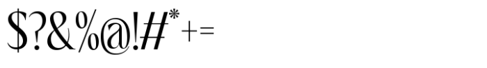 Eternal Collection Variable Font OTHER CHARS